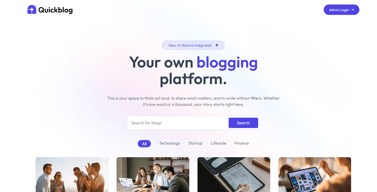 Blog Website